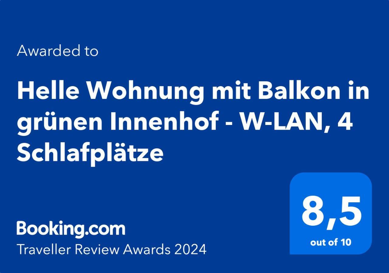 Helle Mit Balkon In Gruenen Innenhof - W-lan, 4 Schlafplaetze